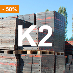 K2 - Coffrage d'occasion prêt à l'emploi