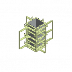 Grip coffrage pour poteau Coffrage poteau Grip 150cm réglable 20-60cm cpl.