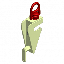 LOGO crane lifting clamp KLF 3d cap. 1200 kg galvanized 