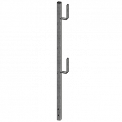 Montant de garde-corps 120cm protection grillagée Secuset 