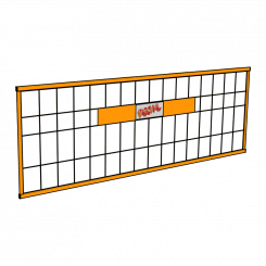 Lateral protection fence 230x80cm protection Secuset 
