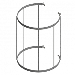Ladder cage 97cm for steel ladder 40/220cm 