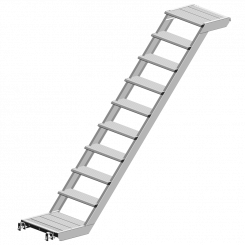 Escaliers et plancher à trappe 