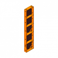 Modular panel height 125cm Modular panel 15x125cm