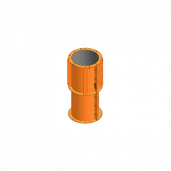 Circular column formwork height 125cm 