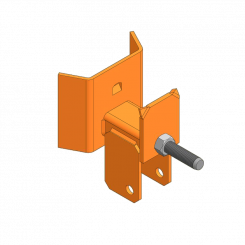 Fixation GE pour étai et raid. cpl. assemblé ss axe de fixat. 