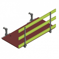 Concreting platform LOGO 120x238cm folding 