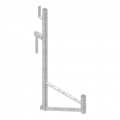 Precast wall platform bracket lateral protection Secuset 