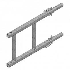 Bottom ladder extension 40/63 cm cpl. 