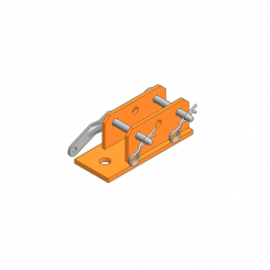 Zubehör Richtstreben / Abstützungen Fussplatte 3-Loch kpl.