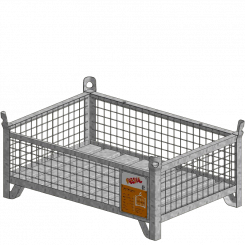 Transport- und Gitterbox Gitterbox klein PASCHAL 120x81x46cm (kranbar)