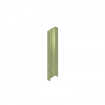 Modular panel height 100cm Hinged corner post 9.5x9.5x100 cm without holes for ties