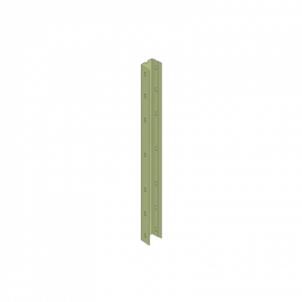Hauteur d‘élément Treillis 125cm Comp. polygonale ext. Treillis 9,02x125cm
