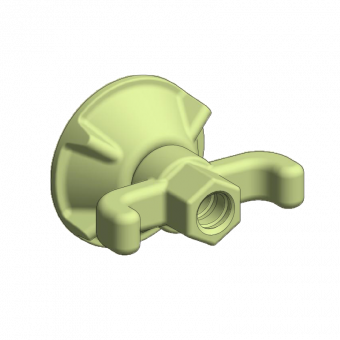 Zubehör Grip Stützenschalung Kugelgelenkplatte DW15 D.75 Neigung max. 10°