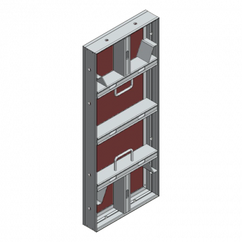 LOGO.alu panel height 135cm LOGO.alu panel 55x135cm