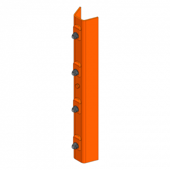 Pièce de rehausse pour poutres trapezoidales cpl. 