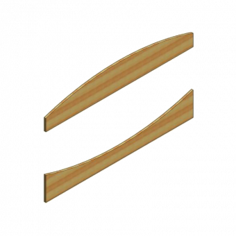 Zubehör TTR Prüflehre einseitig 125cm T für 1 und 2-Träger Segment