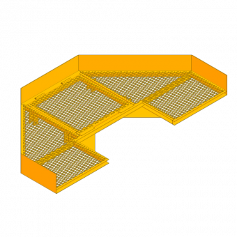 Foot grid circul. column D.30-60cm with trap cpl. 