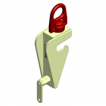 LOGO crane lifting clamp KLD 3d cap. 1200 kg chrom. 