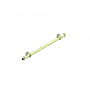 Multip pour LOGO Tube transversal 125cm monté pour sécurité face avant 135cm