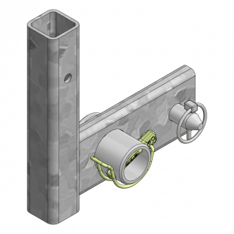 Support potelet sur filière Multi 140 cpl. 