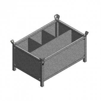 Transportation box hot-dip galvanized 