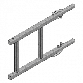 Rallonge d'échelle 40/63cm cpl. 