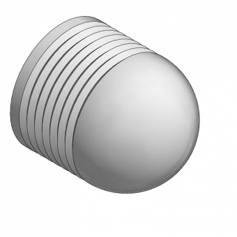 PVC tube / plug for DW15 PVC interior plug d.22