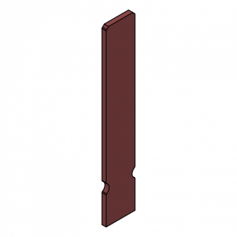 Modular/GE replacement parts Plywood panel Mod. 12x62.5cm 15x607x102