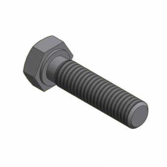 Hexagonal screw M5x20 DIN 933 8.8/galvanized 