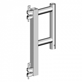 TG60-Zubehör Lenkrollenadapter für Lenkrolle mit Halbkupplung