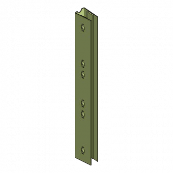 Modular panel height 62,5cm Mod. polygonal filler inside 4.66x62.5cm