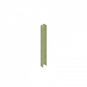 Hauteur d‘élément Treillis 100cm Comp. polygonale ext. Treillis 9,02x100cm