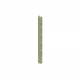 Modular panel height 125cm Filler post 5x125cm