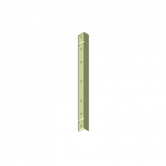 Modular panel height 125cm Filler plate 8x125cm for widths 3/5/7cm