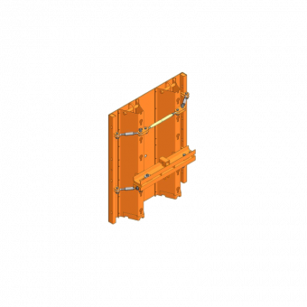 TTS Segment height 150cm Basic segment outs. 120x150cm with steel facing 5mm