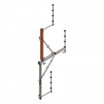 Dam bracket SPK 270 cpl. max. inclination 38° 