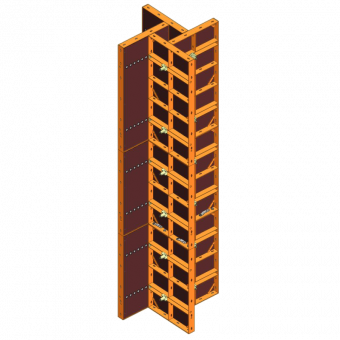 Modular column formwork adjustable Modular column formwork 325cm adjustable 20 to 50cm cpl.