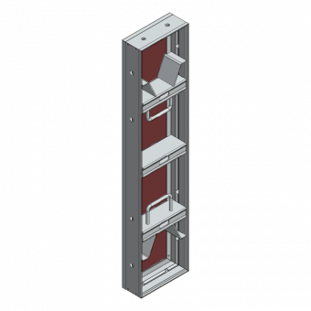 LOGO.alu panel height 135cm LOGO.alu panel 30x135cm
