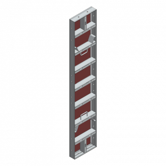 LOGO.alu panel height 270cm LOGO.alu panel 50x270cm