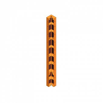 LOGO.3 Elementhöhe 305cm LOGO Innenecke 25x25x305cm