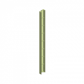 Hauteur d‘élément LOGO.3 340cm Angle orientable LOGO.3 ext. 12,5x12,5x340cm