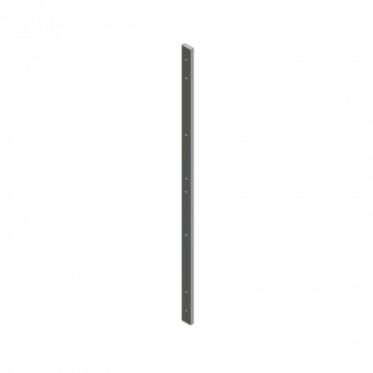 LOGO.3 panel height 340cm LOGO PVC filler 5x340cm with tie hole and spring