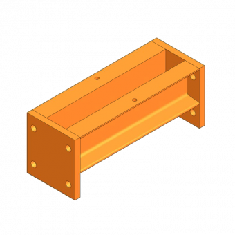 Pièce intermédiaire pour trémie Pièce intermédiaire 50cm pour plateau à rocher