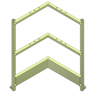 Multip für LOGO Rückenschutz 60cm kpl. für Multip L/A