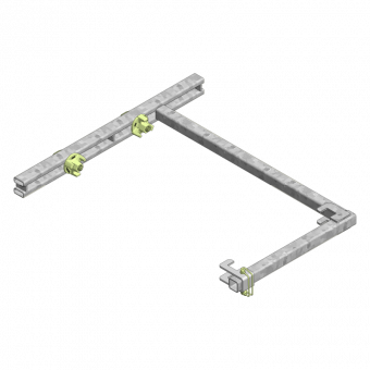 Ladder fastening steel ladder for LOGO/Athl. 