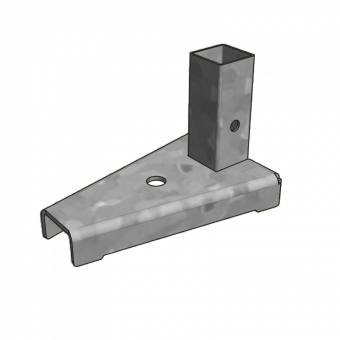 Fastening plate lateral protection 