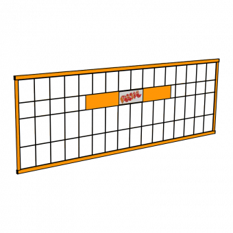 Lateral protection fence 230x80cm 