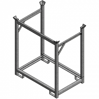 Pallet for lateral protection 