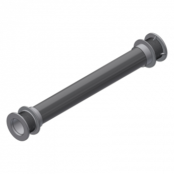 PVC-Rohre / Stopfen für DW20 PVC-Rohr D.26x30cm mit Kappen
